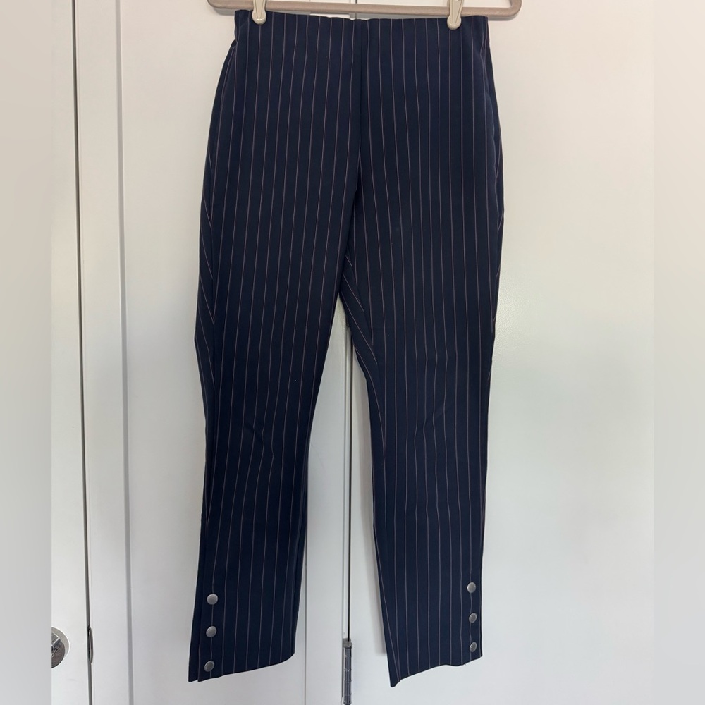 Rag & Bone Navy Pinstripe Pants